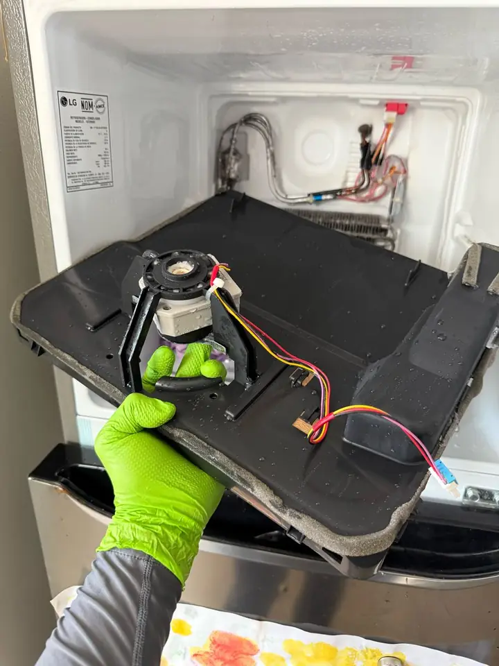 Refrigerador LG: revisión del ventilador del congelador